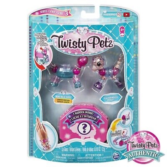 Toys Nwt Limited Edition Twisty Petz Set Turtle Lip Gloss Pony And